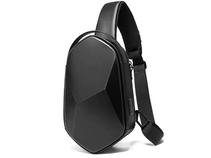 کیف کراس بادی مردانه و زنانه USB دار بنج اصل BANGE BG-7213 ظرفیت 7.9 اینچ