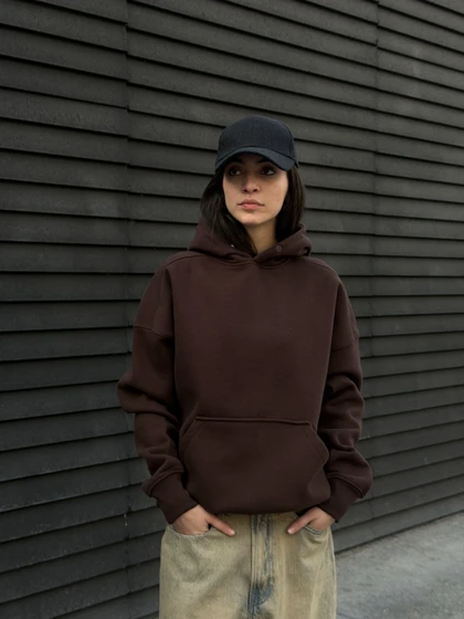 هودی اورجینال اس ان اس قهوه ای تیره/Original S&S Hoodie