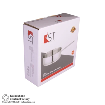 تابه استیل تک دسته KST کد 7019 سایز 20