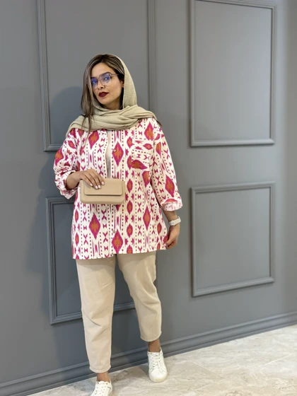 شومیز مانتویی گلسا