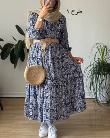 پیراهن مانتویی آندیا