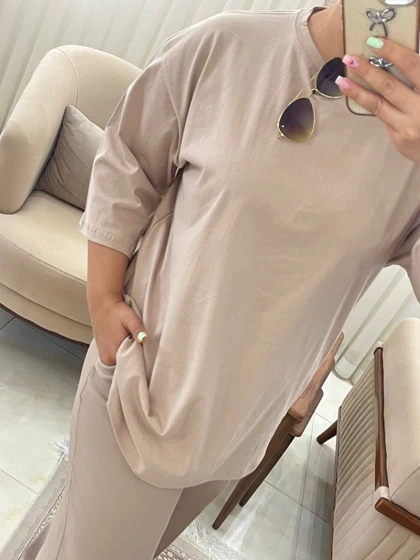 تیشرت باکسی زنانه و دخترانه کد 428