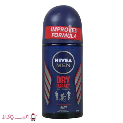 رول ضد تعریق مردانه نیوآ مدل dry impact حجم 50 میلی لیتر