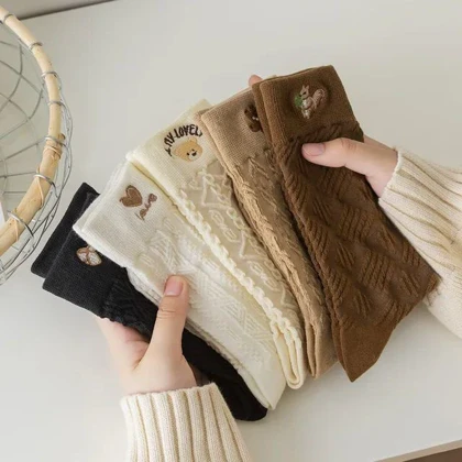 جوراب تدی گلدوزی 1275