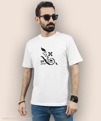 تیشرت مردانه و زنانه نوستالژی طرح دفتر مشق 40 برگ دهه شصتی