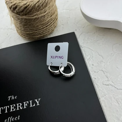 گوشواره زنانه مدل آینه ای ژوپینگ، درخشش بی انتها