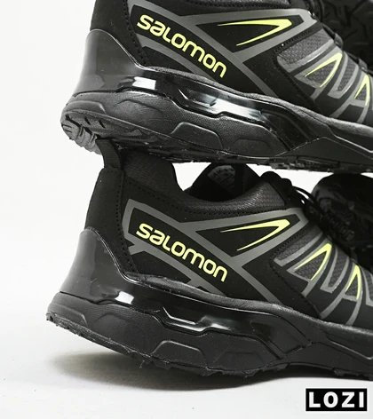 کفش کتانی بزرگ پا مشکی سبز Salomon X ULTRA
