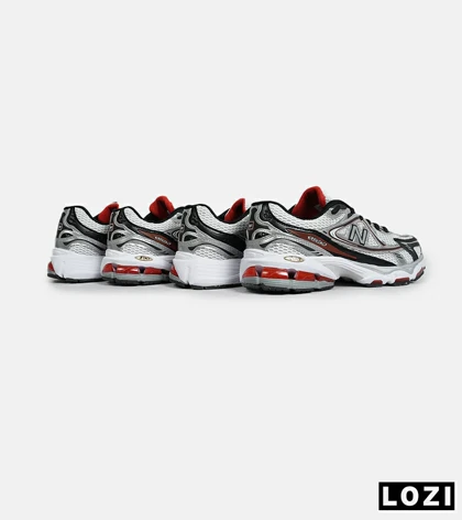 کفش کتانی مردانه و زنانه سفید قرمز مشکی NEW BALANCE 1064 مدل 6741