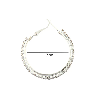 گوشواره زنانه مدل حلقه‌ای تنسی