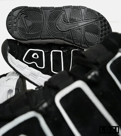 کفش کتانی مردانه و زنانه مشکی سفید NIKE Air More Uptempo '96