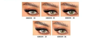 لنز رنگی الکسیا سری سبز GREEN