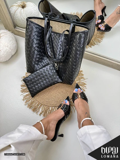 ست کیف دوحالته بلوت و صندل پاشنه سیما لومانا