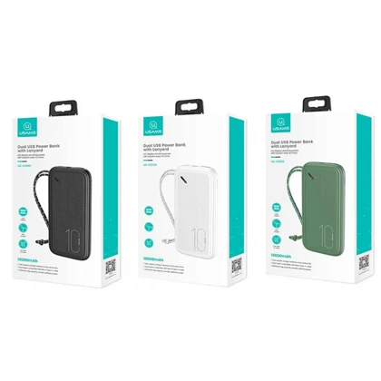 پاور بانک یوسامز USAMS مدل US-CD150 ظرفیت 10000 توان 10 وات