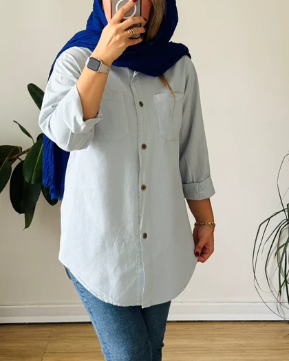 مانتو لینن پنبه