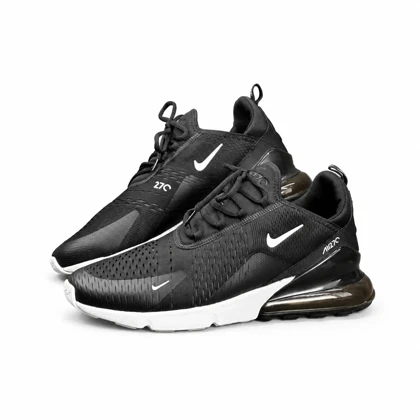 کتانی خارجی بزرگ پا مردانه ایرمکس مشکی سفید NIKE AIR MAX (مستر کوالیتی)