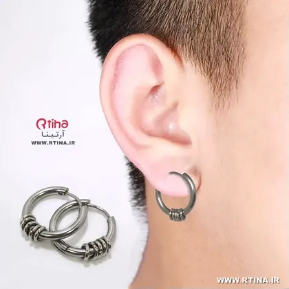 گوشواره حلقه‌ای پیرسینگ دخترانه و پسرانه