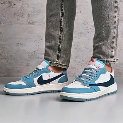 نایک ایر جردن 1 بدون ساق تراویس اسکات ای جین(Nike Air Jordan 1 Low Travis Scott )