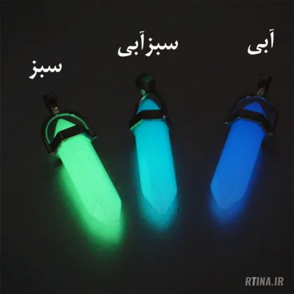 گردنبند شبرنگ سنگ طبیعی مدل بلک لایت +بند رایگان