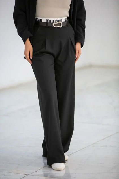 شلوار زنانه بزایاق کمر کش بافت