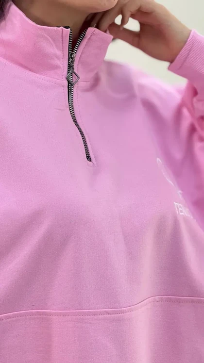 سویشرت نیم زیپ تنیس