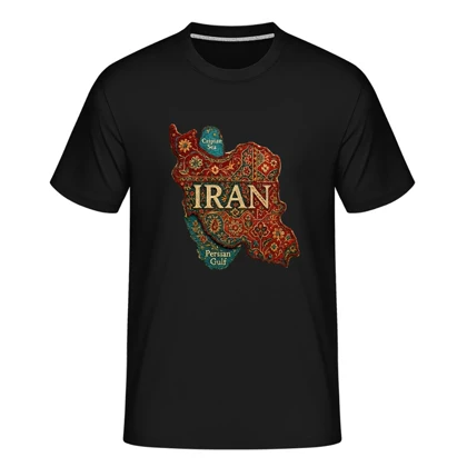 تیشرت مدل نقشه ایران کد 9