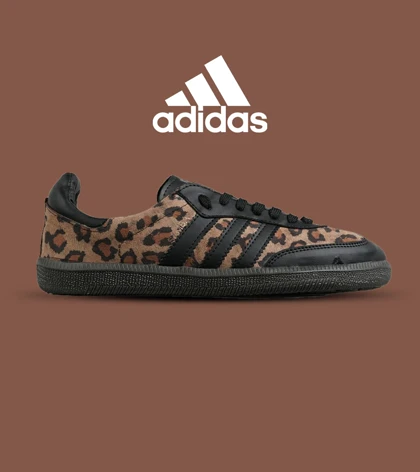کفش کتانی زنانه پلنگی ADIDAS Samba مدل 7369