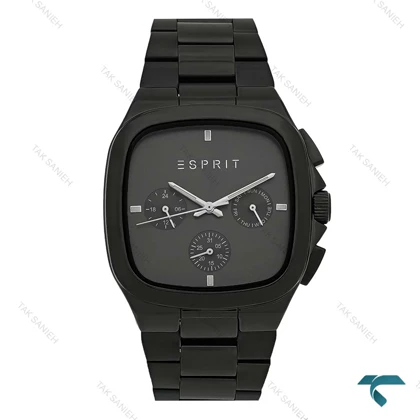 ساعت مچی اسپریت مردانه فول مشکی سه موتوره Esprit-8207-G