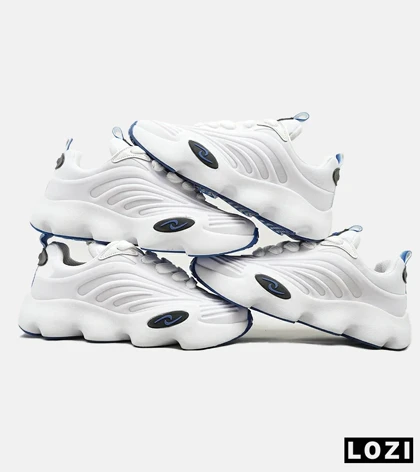 کفش کتانی مردانه سفید آبی ADIDAS yeezy 700 v2