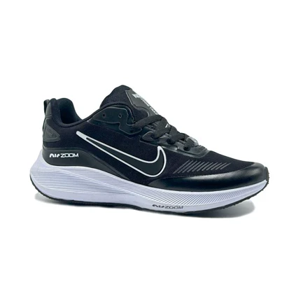 کفش و کتانی اسپرت مردانه و زنانه مدل نایک زوم NIKE_ZOOM رنگ مشکی سفید کد 41869