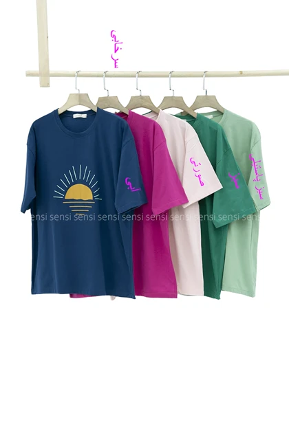 تیشرت غروب چاپی