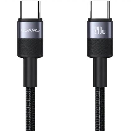 کابل دوسر تایپ سی یوسامز USAMS مدل SJ727 توان 240 وات 1.2 متر