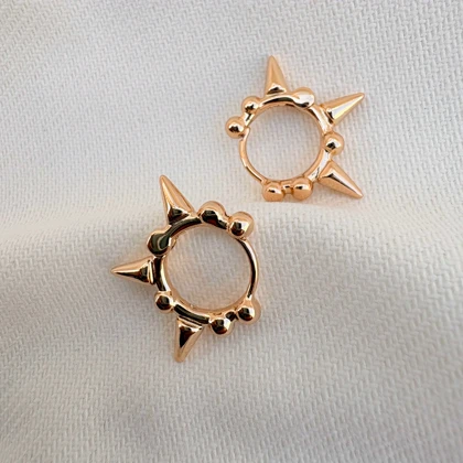 گوشواره میخی طرحدار ژوپینگ