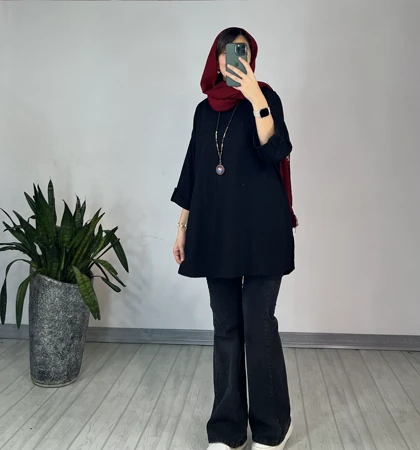 مانتو لاله مشکی