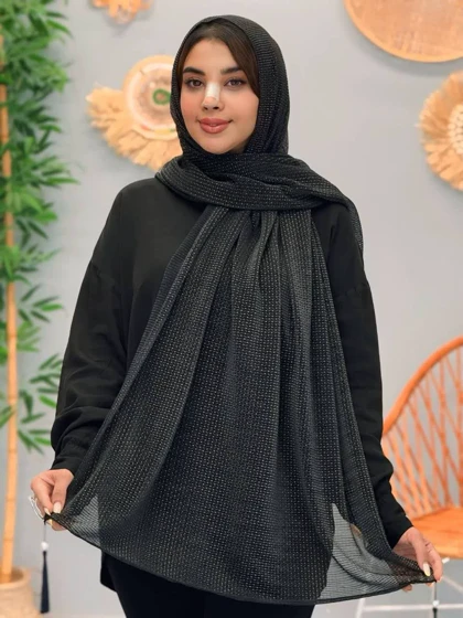 3247-شال مشکی آرامیس