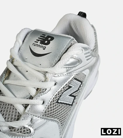 کفش کتانی مردانه و زنانه طوسی نقره ای NEW BALANCE 530 مدل 7794