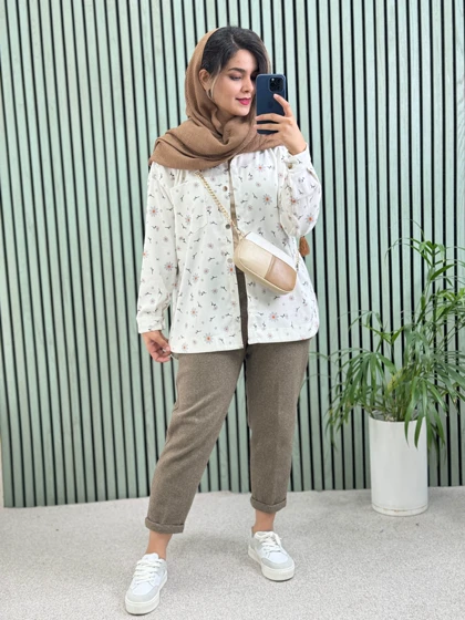 مانتو کبریتی طرحدار