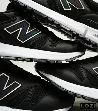 کفش کتانی مردانه و زنانه مشکی سفید NEW BALANCE 1300