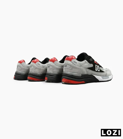 کفش کتانی طوسی مشکی قرمز Newbalance 992