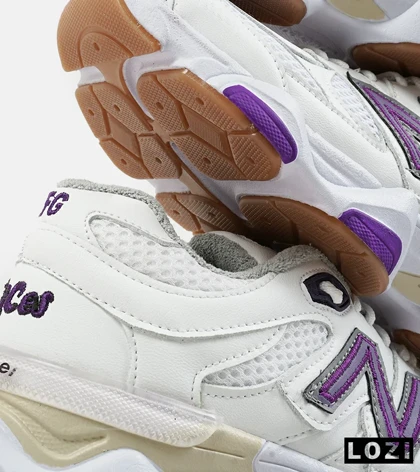 کفش کتانی مردانه و زنانه سفید بنفش NEW BALANCE 9060 مدل 2153