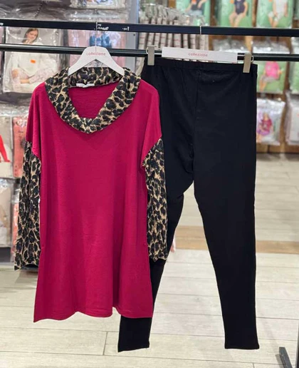 ست راحتی سایز بزرگ زنانه سکسن کد66670