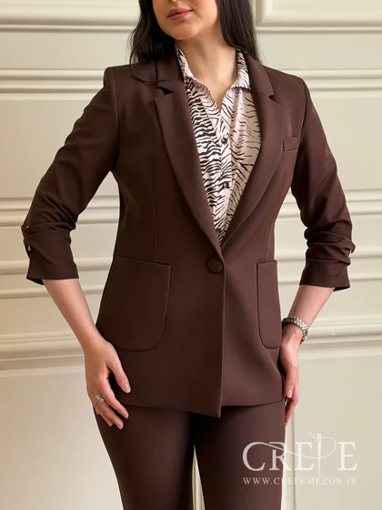 ست کت شلوار جلوجیب