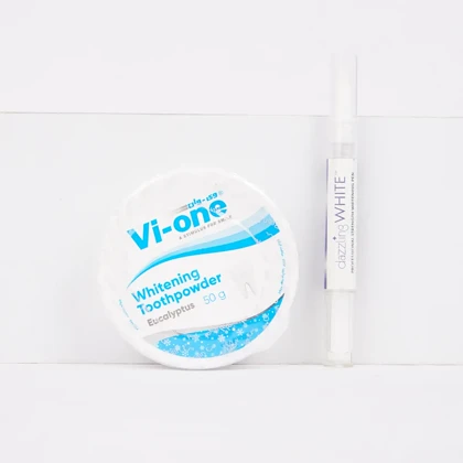 پکیج سفید کننده دندان ( قلم Dazzling White + پودر Vi-ONE)