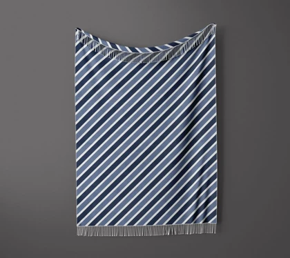 شال مبل ریش دار sofa shawl 224