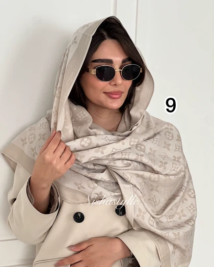 شال کشمیر دو رو ال وی وارداتی