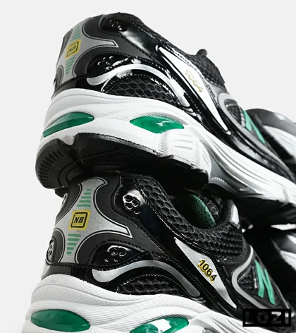 کفش کتانی مردانه و زنانه مشکی سبز NEW BALANCE 1064 V.2