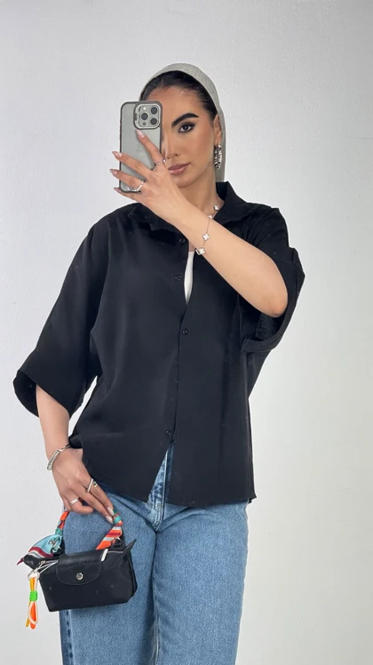 شومیز مودال کیمونو   کد 500598