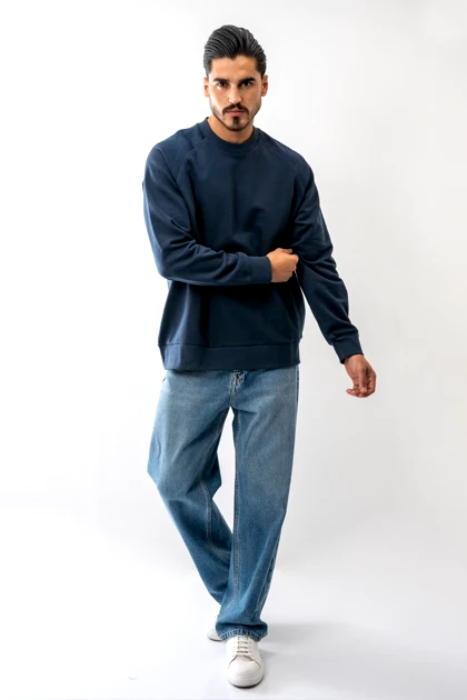 دورس سه نخ آستین رگلان مردانه