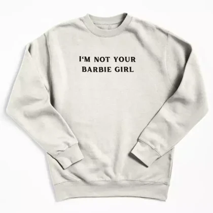 دورس باربی | دورس barbie طرح i´m not your Barbie رنگ سفید و مشکی کد 141881