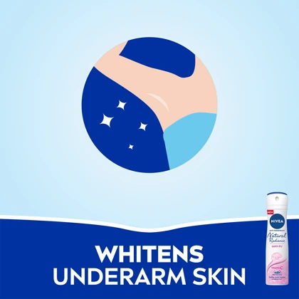 اسپری ضد تعریق زنانه نیوآ NIVEA مدل Natural Radiance 48h حجم 150ml