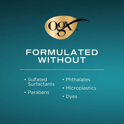 شامپو تقویت‌کننده و مرطوب‌کننده او جی ایکس, مدل Coconut Milk مناسب موهای خشک و آسیب دیده حجم 385ml